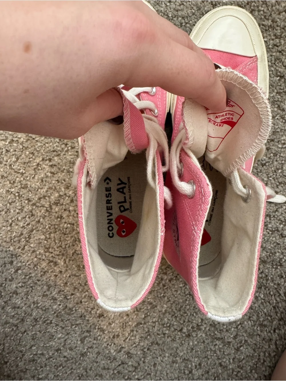 Comme des Garcons PLAY high top